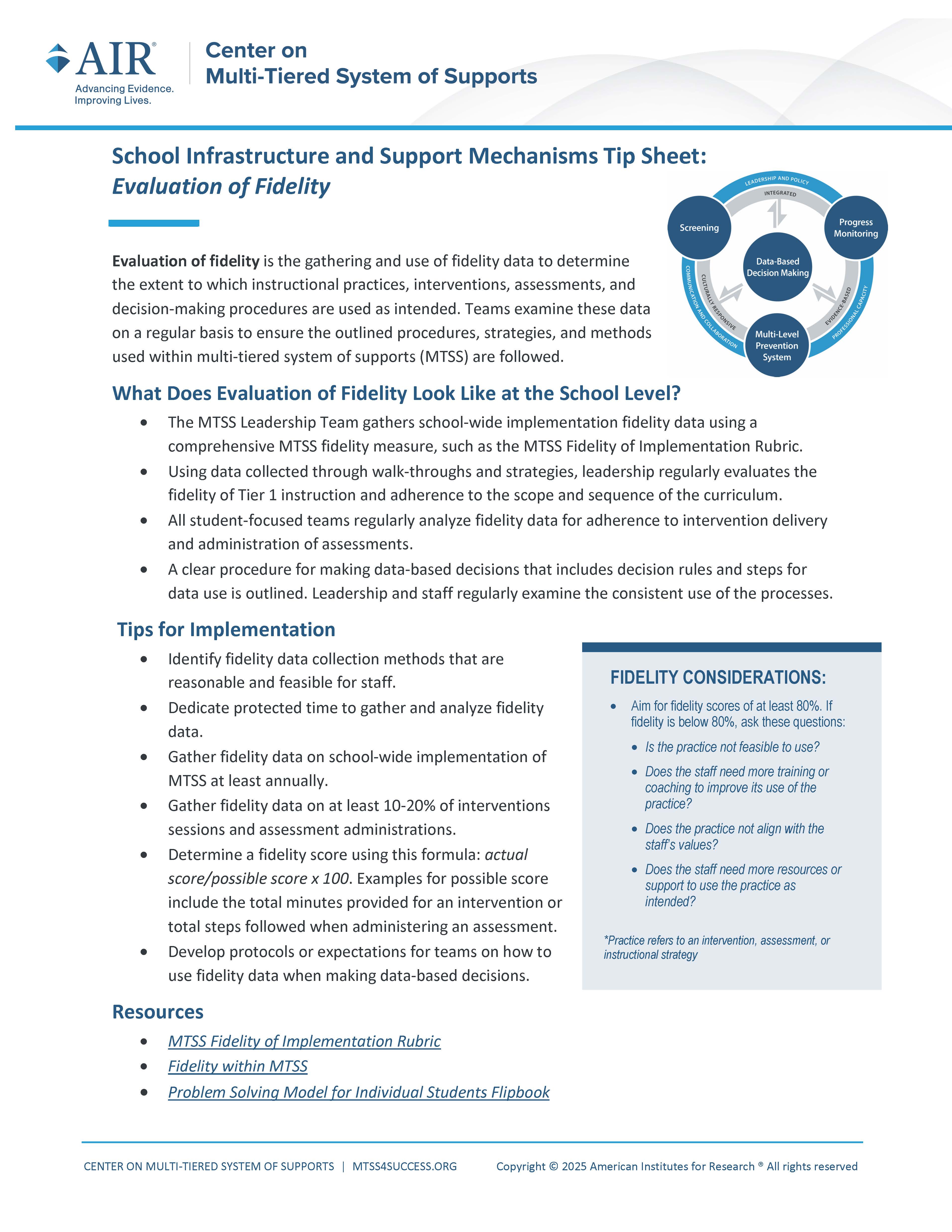 Fidelity Resource